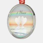 Veröffentlichung zum ersten Jahrestag Silbernes Ornament (Links)