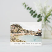 Verona Adige Italien Wasserfarbe Save the Date Postkarte (Stehend Vorderseite)