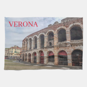 Verona Arena Teilansicht Teetuch Geschirrtuch