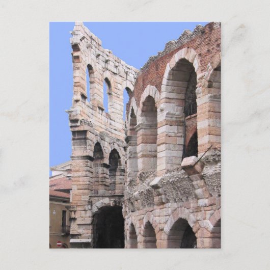 Verona Arena - Verona, Italien Postkarte (Vorderseite)