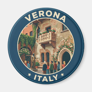Verona Balkon Italien Magnet