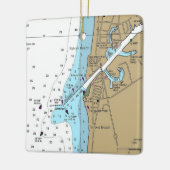 Verona Beach Lake Oneida Chart Keramikornament (Links)