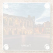 Verona Glasuntersetzer (Rückseite)