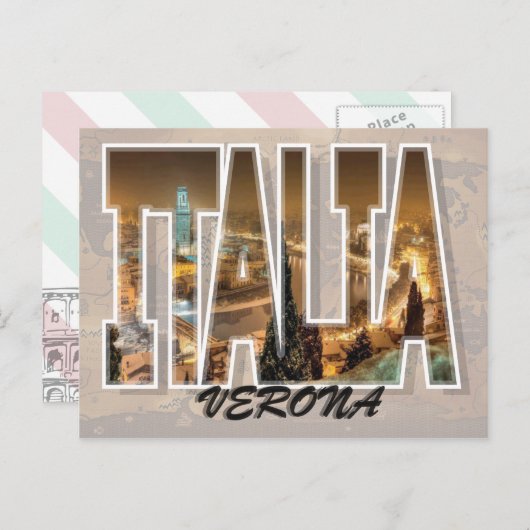 Verona, Italien Postcard Postkarte (Vorne/Hinten)