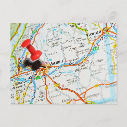 Verona, Italien Postkarte (Vorderseite)
