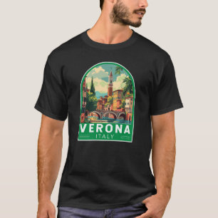 Verona Italien Reise Kunst Vintage T-Shirt