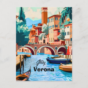 Verona Italien Reise Postkarten Kunst, Italien Rei