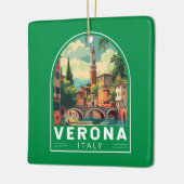 Verona Italien Reisen Kunst Vintag Keramikornament (Links)