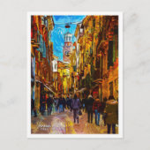Verona Italien Schönes Öl Paint City Postkarte (Vorderseite)