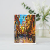 Verona Italien Schönes Öl Paint City Postkarte (Stehend Vorderseite)