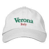 Verona Italien Stadt Pride Bestickte Baseballkappe (Vorderseite)