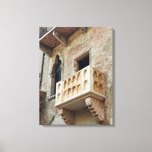 Verona Juliet Balcony Leinwand (Vorderseite)