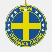 Verona Keramik Ornament (Vorne)