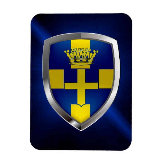 Verona Mettalic Emblem Magnet (Vertikal)