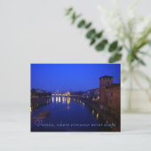 Verona, Nacht Postkarte (Stehend Vorderseite)