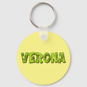 Verona Name Kiwi Design Schlüsselanhänger
