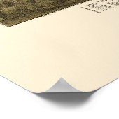 Verona & Oakmont, PA Panorama Karte - 1896 Poster (Ecke)