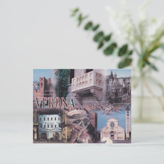 Verona - Postkarte (Stehend Vorderseite)