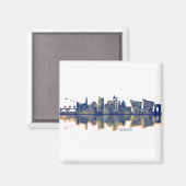 Verona Skyline Magnet (Vorderseite/Rückseite)