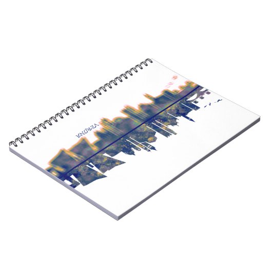 Verona Skyline Notizblock (Linke Seite)