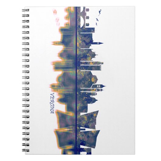 Verona Skyline Notizblock (Vorderseite)