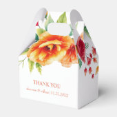 Verona Sonnenuntergang orange Blume Hochzeit Viele Geschenkschachtel (Vorderseite)