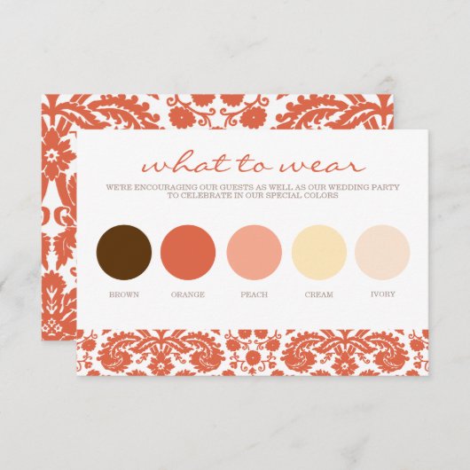 Verona Sunset Atoll Begleitkarte (Vorne/Hinten)