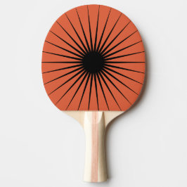 Verona Sunset Orange Farbe und Hypnose Line Burst Tischtennis Schläger