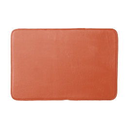 Verona Sunset Orange Solid Color Badematte