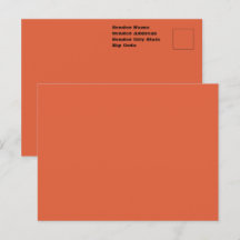 Verona Sunset Orange Solid Color