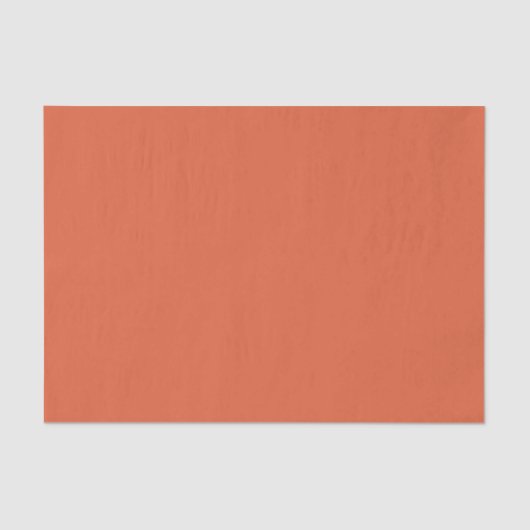 Verona Sunset Orange Solid Color Seidenpapier (Vorderseite)