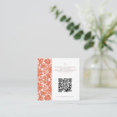 Verona Sunset Wedding QR Begleitkarte (Stehend Vorderseite)