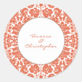 Verona Sunset Wedding Runder Aufkleber (Vorderseite)