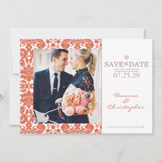 Verona Sunset Wedding Save The Date (Vorderseite)