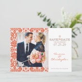 Verona Sunset Wedding Save The Date (Stehend Vorderseite)