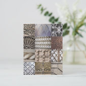 Verona Texture Postcard Postkarte (Stehend Vorderseite)