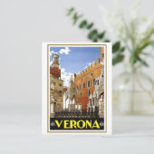 Verona Vintage Travel Postkarte (Stehend Vorderseite)