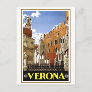Verona Vintage Travel Postkarte