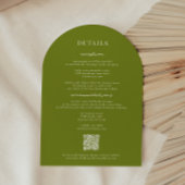 VERONA Wildblume Arch Frame Wedding Einladung