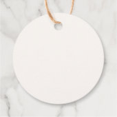 VERONA Wildblume Wreath Wedding Geschenkanhänger (Rückseite)