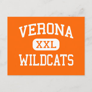 Verona - Wildcats - Gebiet - Verona Wisconsin Postkarte