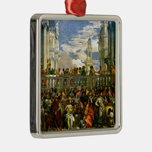 Veronese - Die Hochzeit in Cana Ornament Aus Metall (Rechts)