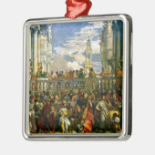Veronese - Die Hochzeit in Cana Ornament Aus Metall (Links)
