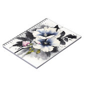 Veronica - Aquarellblumen Notizblock (Linke Seite)
