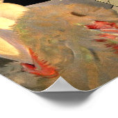 Veronica Cat and Chandelier Poster oder Print (Ecke)