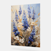 Veronica - Impasto Floral Acrylschild (Winkel)