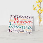 Veronica Karte (Gelbe Blume)