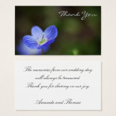 Veronica Makro danke Karte (Vorne & Hinten)