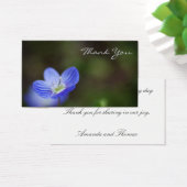 Veronica Makro danke Karte (Schreibtisch)