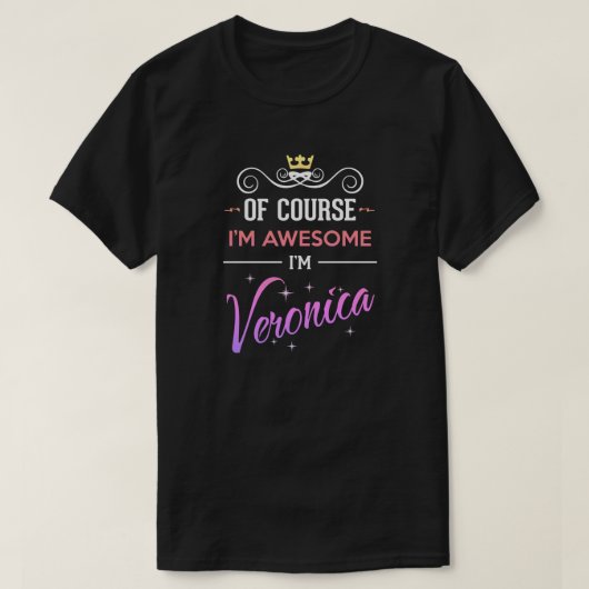 Veronica natürlich bin ich Phantastisch T-Shirt (Design vorne)